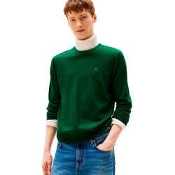 блуза,мъжки,пуловери,tommy,hilfiger,essential,ssnl,sweater,green,(ornamental,green,heather)