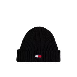 Дънки Tommy jeans Heritage Core beanie - Black (Black) дънки,всички,шапки,tommy,jeans,heritage,core,beanie,black,(black)