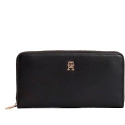 портфейли,и,портмонета,tommy,hilfiger,icon,large,woman,wallet,black,(black)