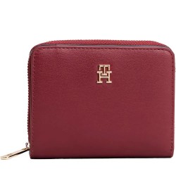 портфейли,и,портмонета,tommy,hilfiger,icon,medium,woman,wallet,red,(deep,rouge)