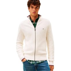 блуза,мъжки,пуловери,tommy,hilfiger,rwb,rib,full,zip,sweater,ivory,petal