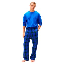 комплект,мъжки,пижами,tommy,hilfiger,set,um0um03601,pyjama,noble,blue,blue