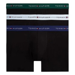боксерки,мъжко,бельо,tommy,hilfiger,signature,essential,brief,boxers,3,units,ornamental,green,purply,navy,vessel,blue,(black)