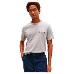 тениска,мъжки,тениски,tommy,hilfiger,small,crest,outline,short,sleeve,t,shirt,medium,grey,heather