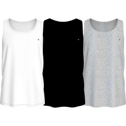 тениска,мъжки,тениски,дамски,тениски,tommy,hilfiger,um0um03387,sleeveless,t,shirt,3,units,multicolor,(white,black,grey,heather)