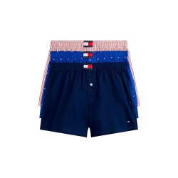 боксерки,мъжко,бельо,tommy,hilfiger,um0um03613,boxers,3,units,purply,navy,flag,noble,blue,(multicolor)