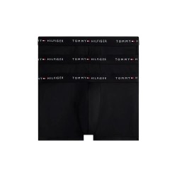 боксерки,мъжко,бельо,tommy,hilfiger,um0um03617,trunk,boxers,3,units,black,black,black,(black)