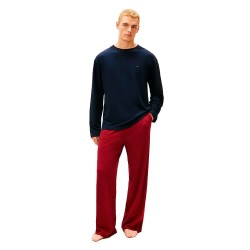 пижама,мъжки,пижами,tommy,hilfiger,um0um03698,pyjama,red,blue,(desert,sky,red)