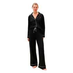 пижама,дамски,пижами,tommy,hilfiger,uw0uw06142,pyjama,black,(black)