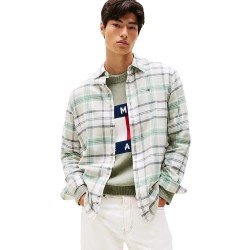 карирана,риза,мъжки,ризи,tommy,jeans,dm0dm22024,regular,fit,long,sleeve,shirt,cloudy,jade,big,check,(beige)