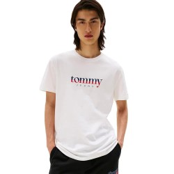 тениска,мъжки,тениски,tommy,jeans,dna,regular,fit,short,sleeve,t,shirt,ecru,(white)