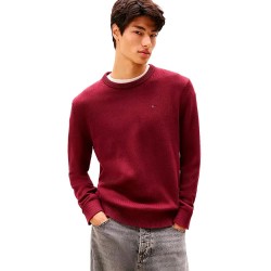блуза,мъжки,пуловери,tommy,jeans,ess,slim,fit,sweater,red,(red,wine)