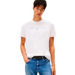 тениска,мъжки,тениски,tommy,jeans,linear,logo,regular,fit,short,sleeve,t,shirt,ecru,multi,(white)