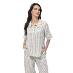 дамски,блузи,дамски,ризи,redgreen,ace,3,4,sleeve,shirt,white,(black,stripe)