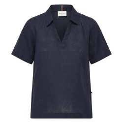 риза,с,къс,ръкав,дамски,блузи,дамски,ризи,redgreen,adelena,short,sleeve,shirt,navy,(blue)