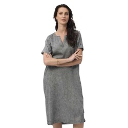 рокля,дамски,поли,и,рокли,redgreen,dahlia,short,sleeve,midi,dress,grey,(black,melange)