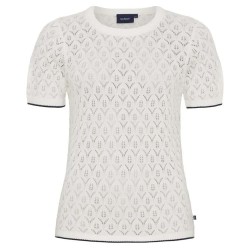 блуза,дамски,пуловери,дамски,плетени,дрехи,sea,ranch,brenda,short,sleeve,sweater,white,(off,white)