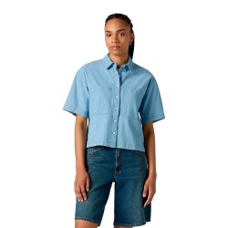 риза,с,къс,ръкав,дамски,блузи,дамски,ризи,levi´s,®,harlie,short,sleeve,shirt,brass,organ,(blue)
