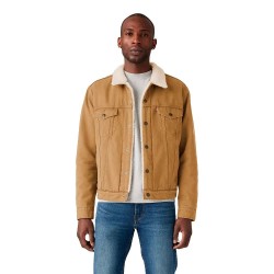 яке,мъжки,якета,levi´s,®,sherpa,type,3,trucker,denim,jacket,ermine,(brown)