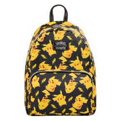 раница,раници,loungefly,pokémon,pikachu,backpack,26,cm,black