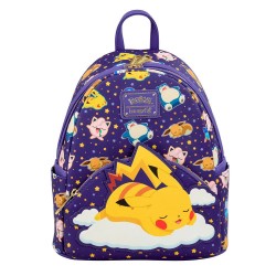 раница,раници,loungefly,pokémon,pikachu,friends,sleeping,and,backpack,26,cm,purple