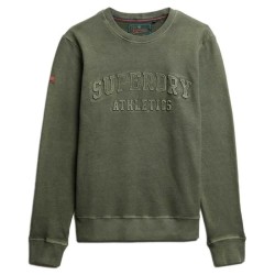 блуза,мъжки,пуловери,superdry,athletic,emboss,relaxed,fit,sweatshirt,surplus,goods,olive,green,(green)