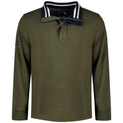 блуза,мъжки,пуловери,superdry,classics,henley,half,zip,sweatshirt,army,khaki,green,(green)