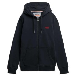 блуза,мъжки,пуловери,superdry,essentials,logo,full,zip,sweatshirt,eclipse,navy,red,(black)