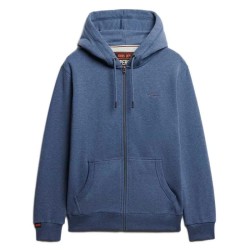 блуза,мъжки,пуловери,superdry,essentials,logo,full,zip,sweatshirt,jeans,blue,marl,(blue)