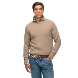 блуза,мъжки,пуловери,superdry,essentials,sweater,beige,(taupe,marl)