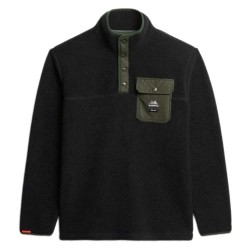 блуза,мъжки,пуловери,superdry,fuji,half,zip,sweatshirt,black