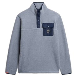 блуза,мъжки,пуловери,superdry,fuji,half,zip,sweatshirt,washed,denim,blue,(blue)