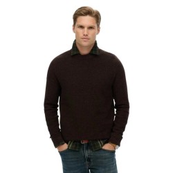 блуза,мъжки,пуловери,superdry,m6110681a,sweater,dark,brown,black