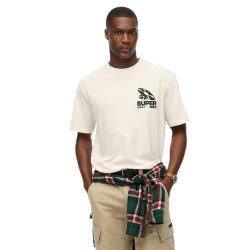 тениска,мъжки,тениски,superdry,record,label,oversize,short,sleeve,t,shirt,cream,(beige)
