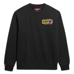 блуза,мъжки,пуловери,superdry,service,supply,loose,fit,sweatshirt,washed,black,(black)