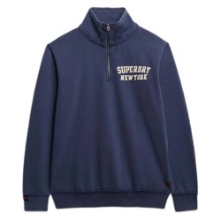блуза,мъжки,пуловери,superdry,vintage,athletic,half,zip,sweatshirt,lauren,navy,(blue)