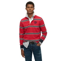 тениска,мъжки,тениски,superdry,vintage,athletic,stripe,rugby,short,sleeve,t,shirt,red,stripe