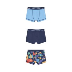 боксерки,детско,бельо,boboli,932026,boxers,3,units,dino,print,(blue)
