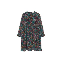 рокля,дамски,поли,и,рокли,boboli,chiffon,dress,multicolor,(flower,print)