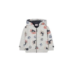 яке,детски,якета,и,палта,boboli,fleece,printed,jacket,stamping,stamps,(grey)