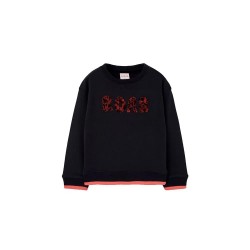 поларена,блуза,детски,блузи,boboli,fleece,stretch,sweatshirt,black