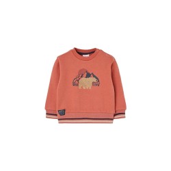 поларена,блуза,детски,блузи,boboli,fleece,sweatshirt,boiler,(orange)