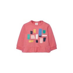 поларена,блуза,детски,блузи,boboli,fleece,sweatshirt,hibiscus,(pink)