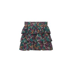 пола,детски,поли,и,рокли,boboli,gauze,skirt,flower,print,(multicolor)