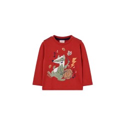 тениска,детски,тениски,boboli,knit,basic,long,sleeve,t,shirt,grenade,(red)