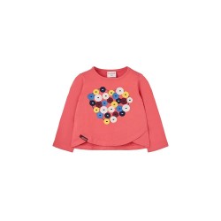 тениска,детски,тениски,boboli,knit,long,sleeve,t,shirt,coral,(orange)
