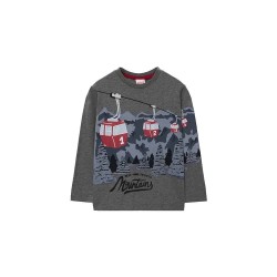 тениска,детски,тениски,boboli,knit,long,sleeve,t,shirt,grey,vigore,(grey)