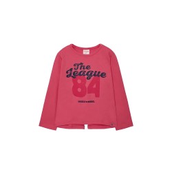 тениска,детски,тениски,boboli,knit,long,sleeve,t,shirt,magenta,(pink)