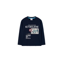 тениска,детски,тениски,boboli,knit,long,sleeve,t,shirt,marine,2,(blue)