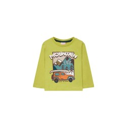 тениска,детски,тениски,boboli,knit,long,sleeve,t,shirt,olive,(green)